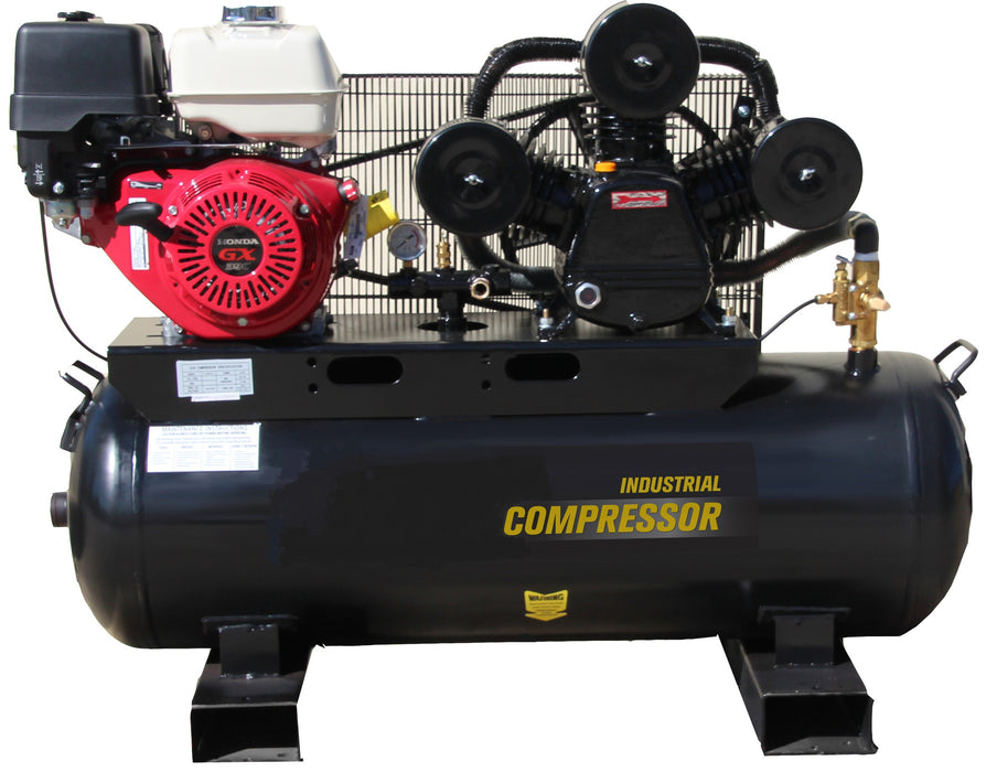Industrial Powerease 854-160H Petrol Honda Powered Air Compressor