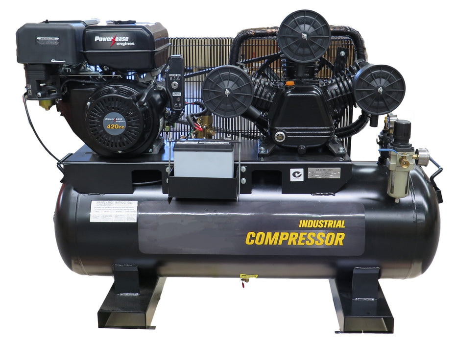 Industrial Powerease 854-160 Petrol Powered Air Compressor