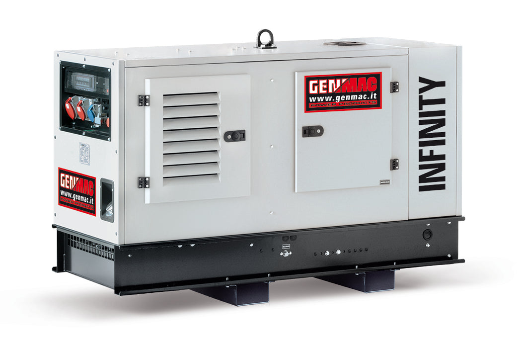 Genmac Infinity RG10PS Diesel Generator 8kVA Silenced 230v