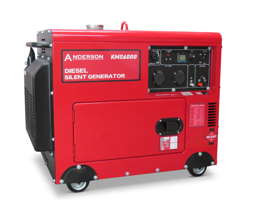 Anderson 5kW Silenced Diesel Generator