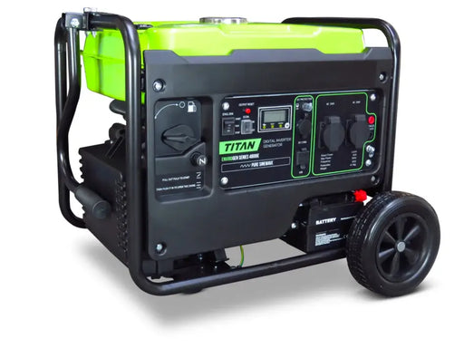 Titan Envirogen 4800IE Inverter Generator Electric Start - Incl Wheel Kit