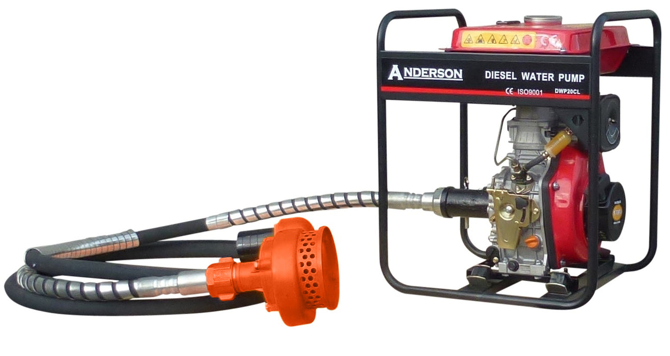 3" Anderson Diesel Flexi-Drive Pump Electric start
