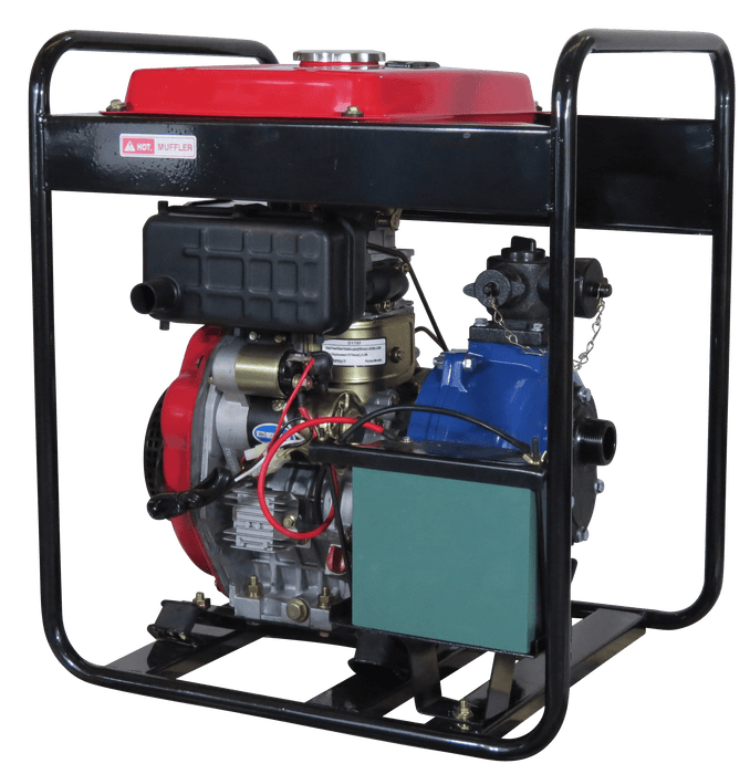 1½" Anderson Diesel 382 Fireboss® Twin Impeller Pump Electric start - P1134L - Riequip NZ