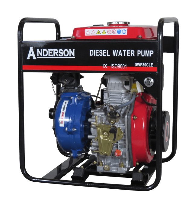 1½" Anderson Diesel 382 Fireboss® Twin Impeller Pump Electric start - P1134L - Riequip NZ