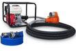 2" Kato Honda Powered Flexi - Drive Pump + Hose Kit - P1121GK - Riequip NZ