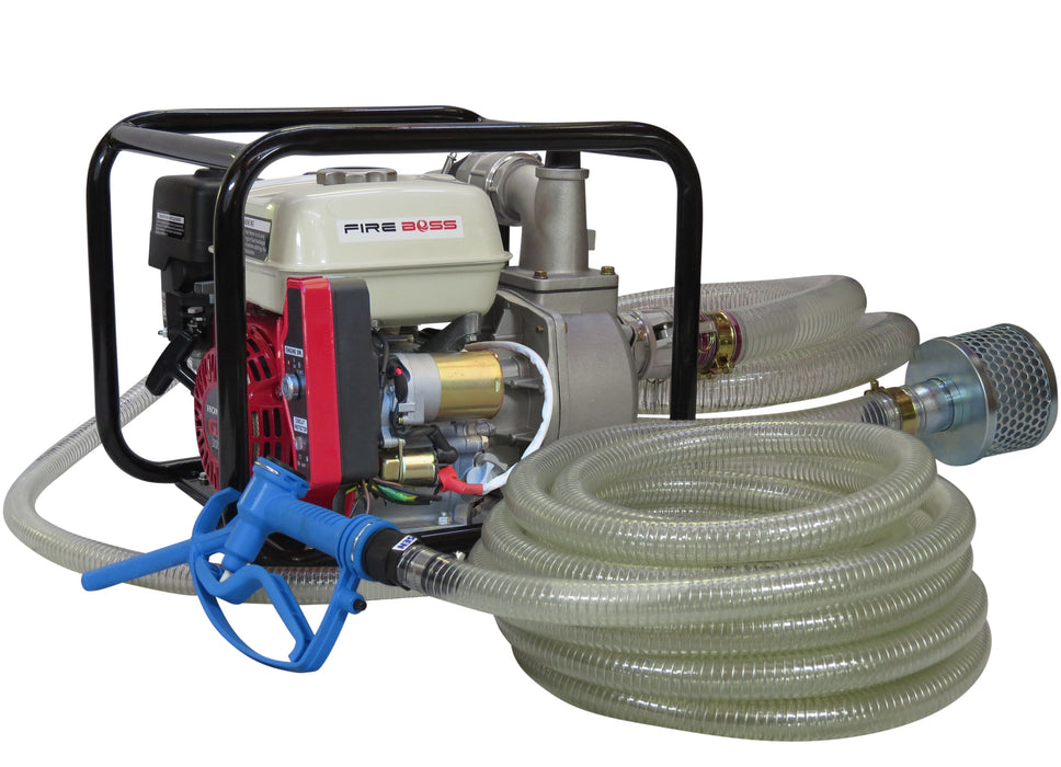 2" Kato Honda Powered Semi Trash Pump El. St. + Calf Milk Hose Kit - P1079GC - Riequip NZ