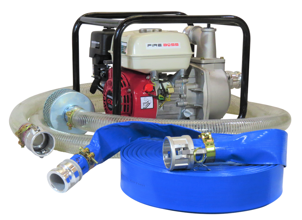 2" Kato Honda Powered Semi Trash Pump + Hose Kit - P1077GK - Riequip NZ