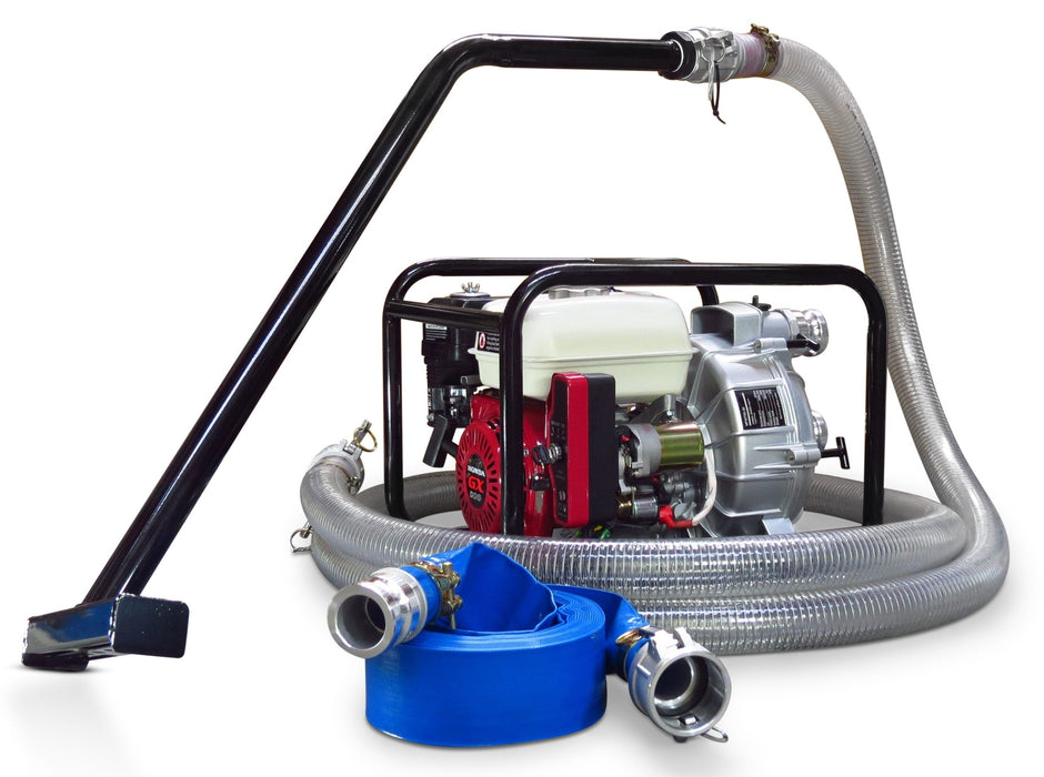 2" Kato Honda Powered Trash Pump El. St. + Trough Cleaning Kit - P1348HT - Riequip NZ