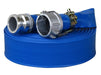 2" Rhino Blue Layflat Hose 100M + Camlocks - HF2311F - Riequip NZ