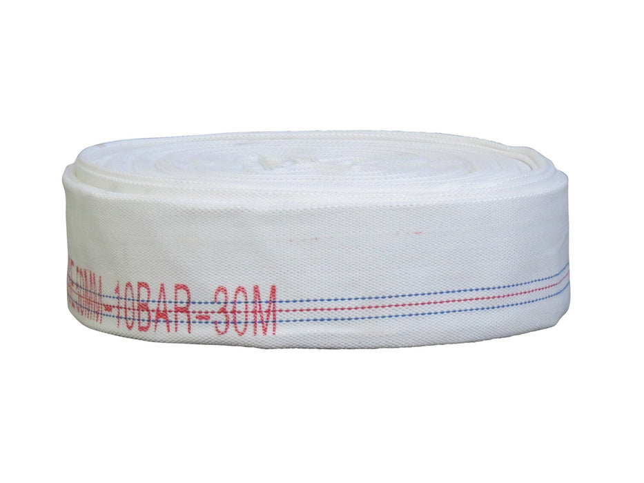 2" Rhino White High Pressure Fire Layflat Hose 30m - HF2420F - Riequip NZ