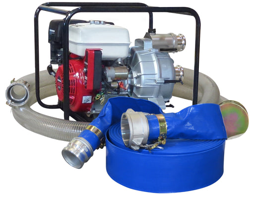3" Honda Powered Trash Electric Start Pump + Hose Kit - P1195TK - Riequip NZ