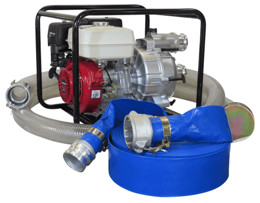 3" Kato Honda Powered Trash Pump + Hose Kit - P1019IK - Riequip NZ