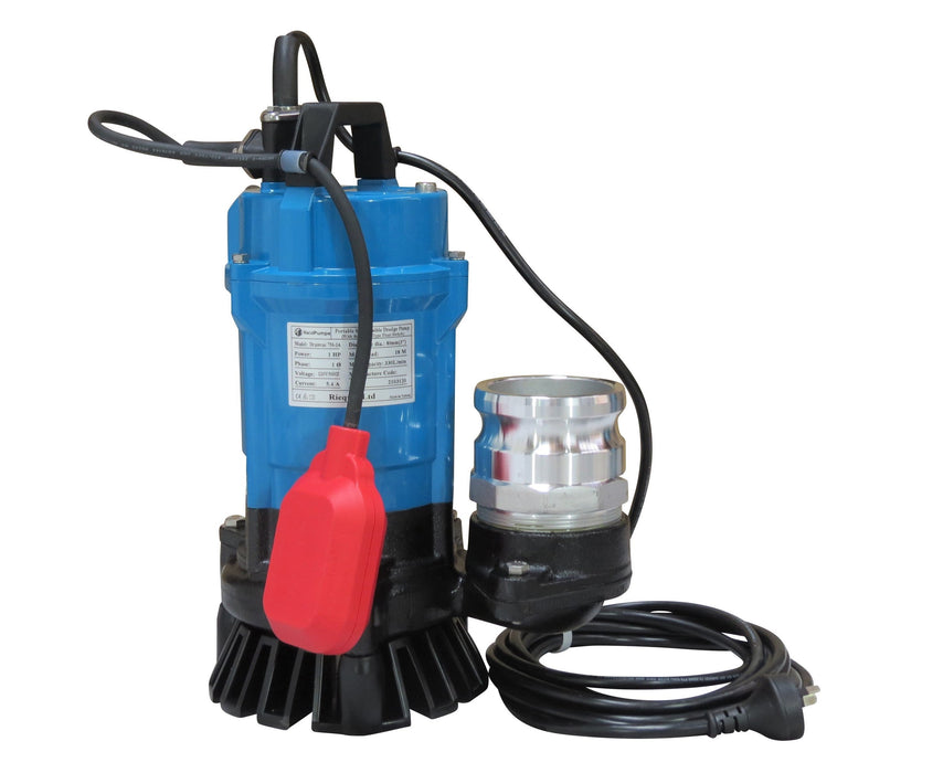 3" Reid Drainvac 750 - 3 Semi - Vortex Drainage Submersible Pump - Float Switch Included - P1056HA - Riequip NZ
