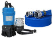 3" Reid Drainvac 750 - 3 Semi - Vortex Drainage Submersible Pump - No Float Switch + Hose Kit - P1056HK - Riequip NZ