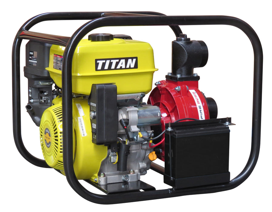 3 Titan Fireboss® 851 High Pressure Water Pump 16HP Electric start - P1049G - Riequip NZ