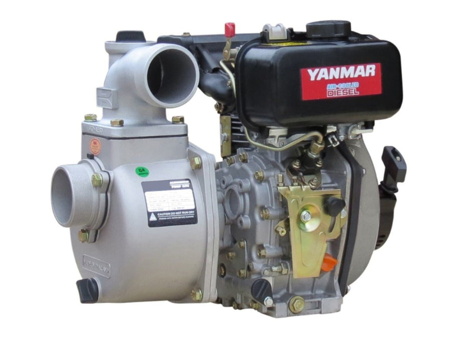 3" Yanmar Powered Semi Trash Pump Electric Start - No Frame - P2097G - Riequip NZ