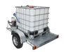 Pro-Blast trailer mounted waterblaster with IBC tank and Honda engine back view 