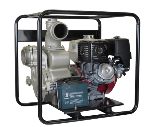 4" Kato Honda Powered Trash Pump HD Electric Start - P2133G - Riequip NZ