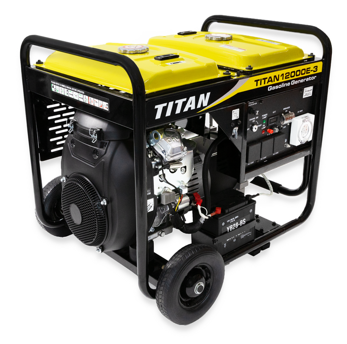 Titan 12000E-3 11kW Petrol Generator 3 Phase