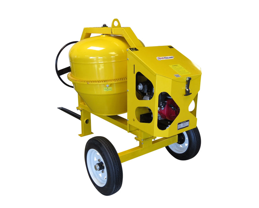 CYCLONE R350 Concrete Mixer - Honda Petrol Engine Back View