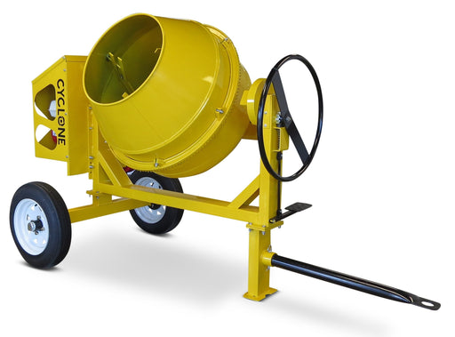 CYCLONE R350 Concrete Mixer - Honda Petrol Engine Isometric View