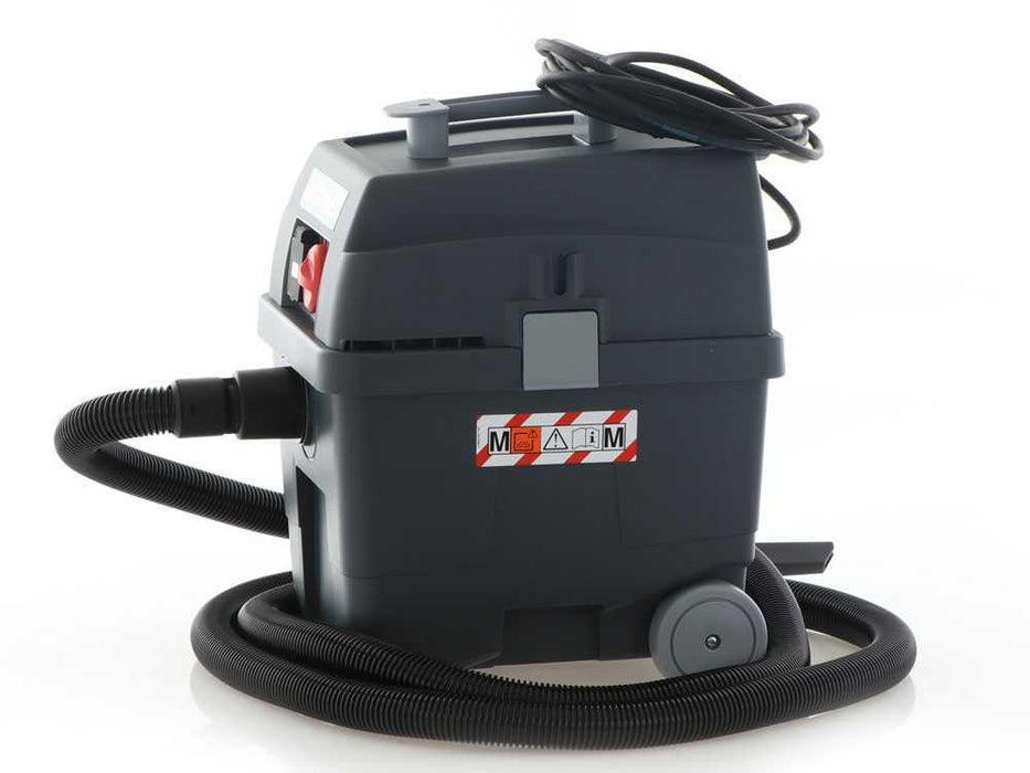 The Comet CVP 130 PEM is a high-quality wet and dry vacuum cleaner provided with pneumatic filter shaker and frame base with 4 wheels