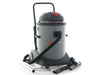 professional wet and dry vacuum cleaner featuring two powerful motors, a large 78L plastic tank