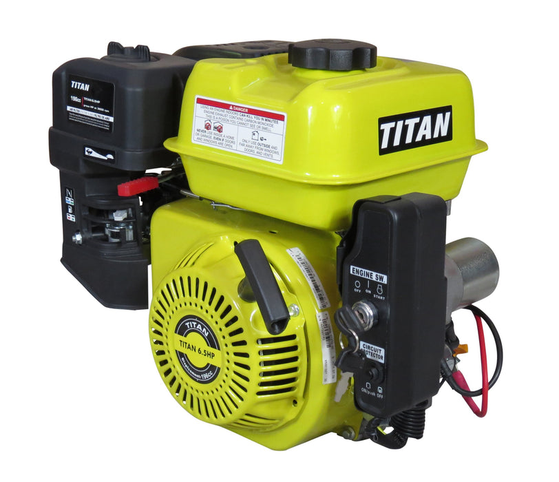 Titan 6.5HP Engine Electric Start