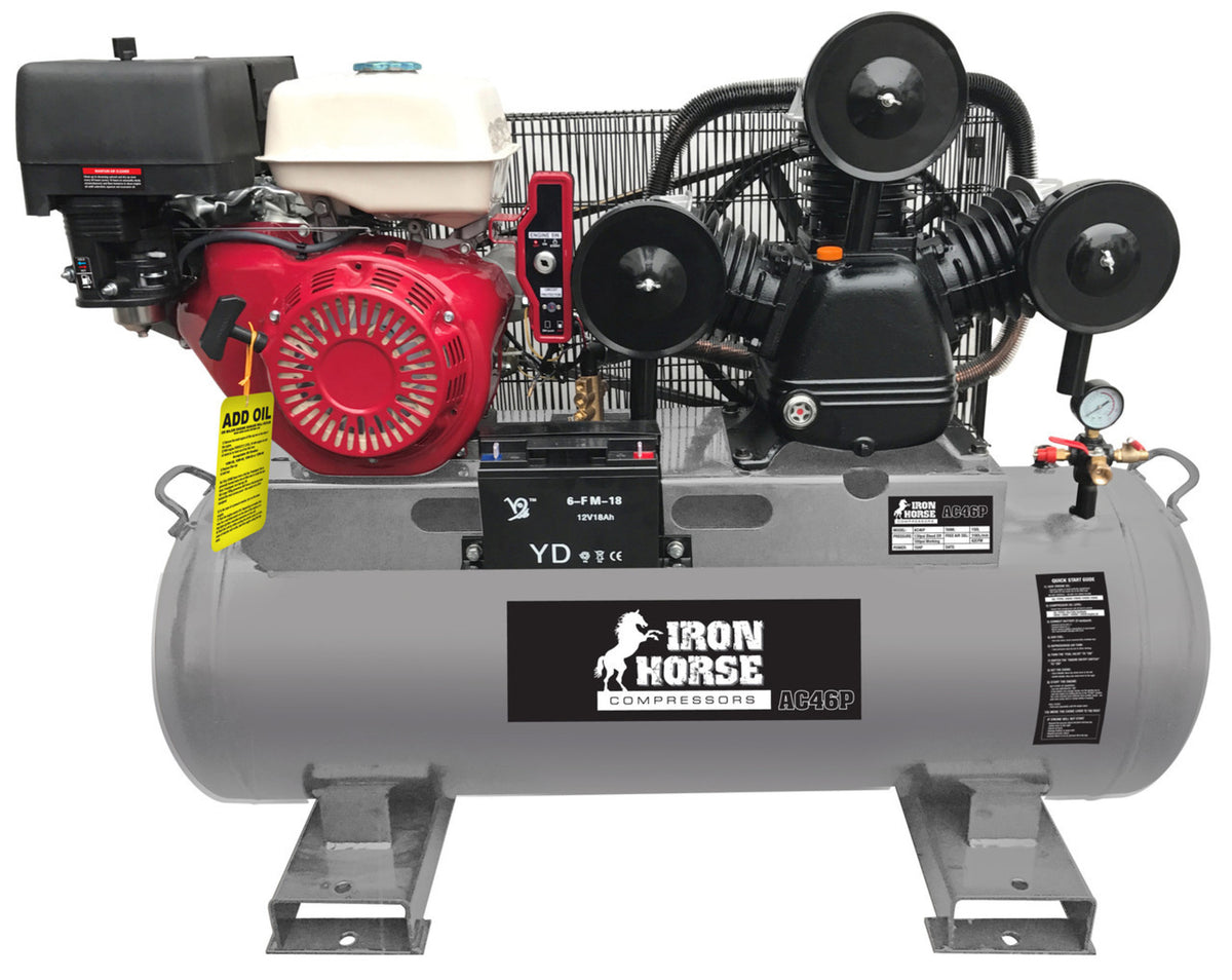 Iron Horse AC46P Air Compressor — Riequip NZ