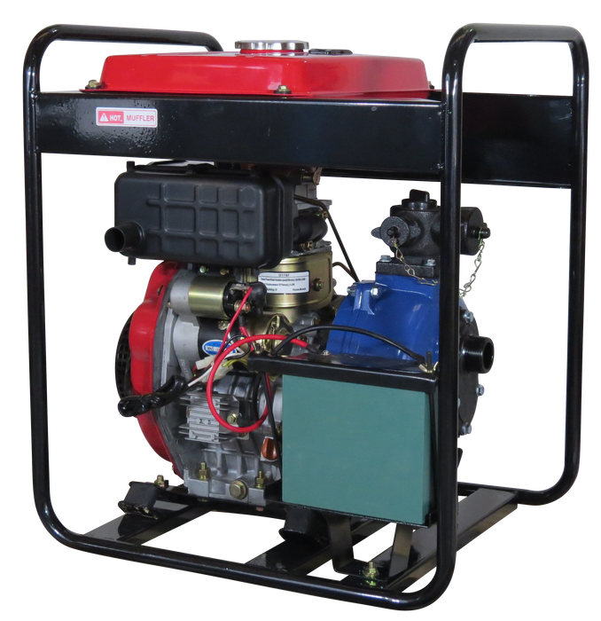 1½" Anderson Diesel 382 Fireboss® Twin Impeller Pump Electric start