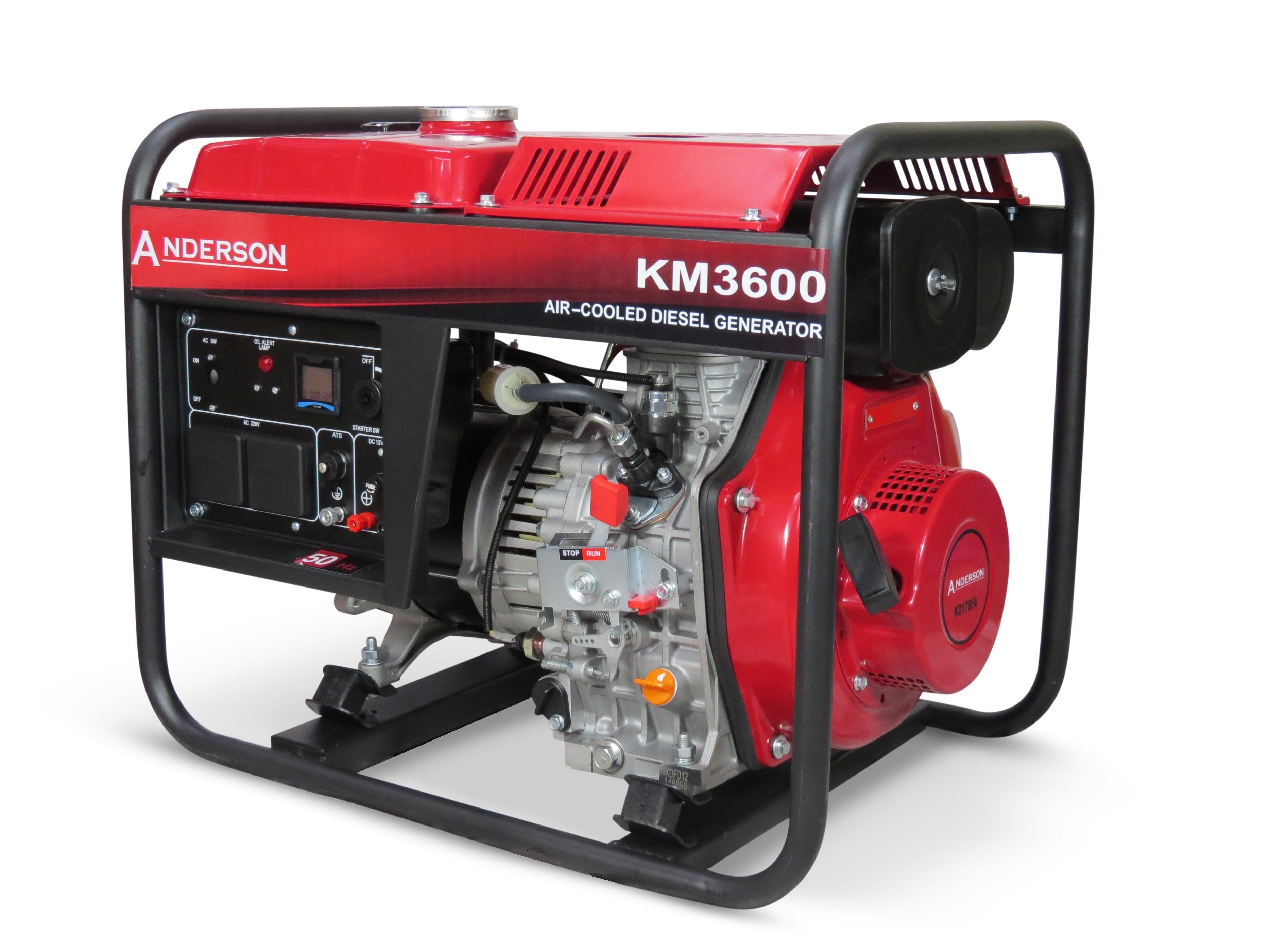 Anderson 3kW Diesel Generator Electric Start | Riequip NZ