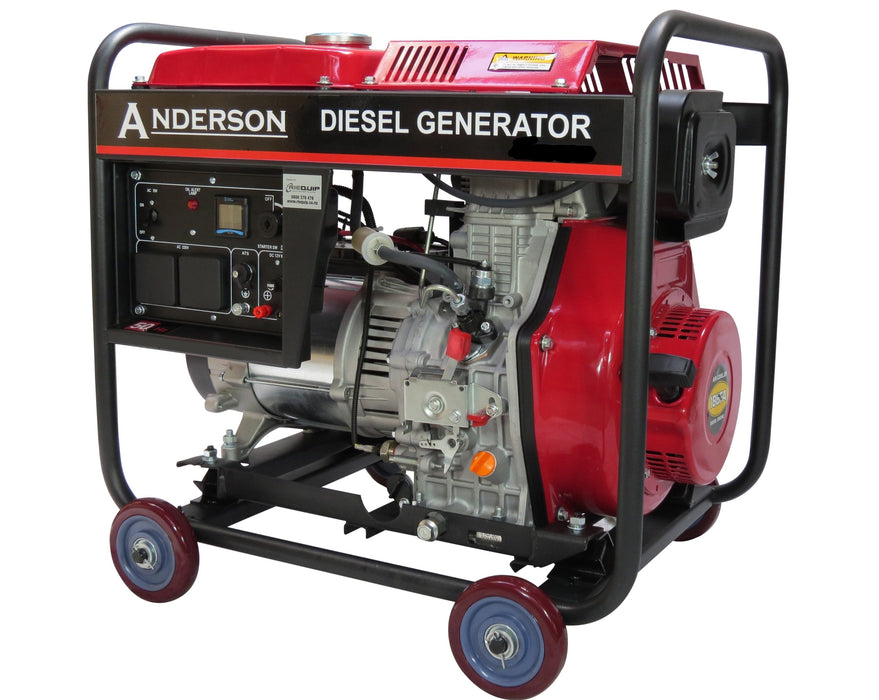 Anderson 5kW Diesel Generator - G2716N - Riequip NZ