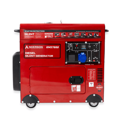 Anderson 7.5kW Silenced Diesel Generator - G4333G - Riequip NZ