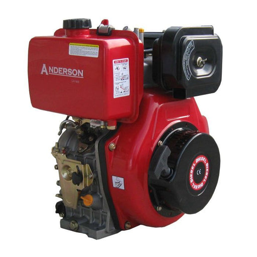 Anderson LA186F 10HP Diesel Engine Electric Start - E1339G - Riequip NZ