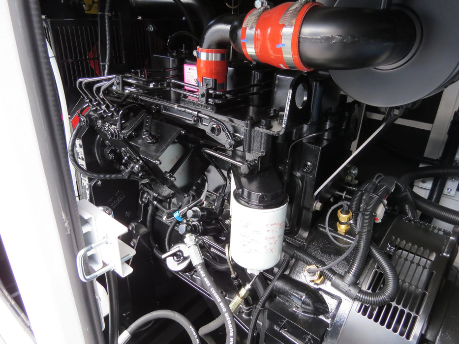 Cummins diesel engine inside 33kVA 26000W generator delivering reliable industrial backup power performance