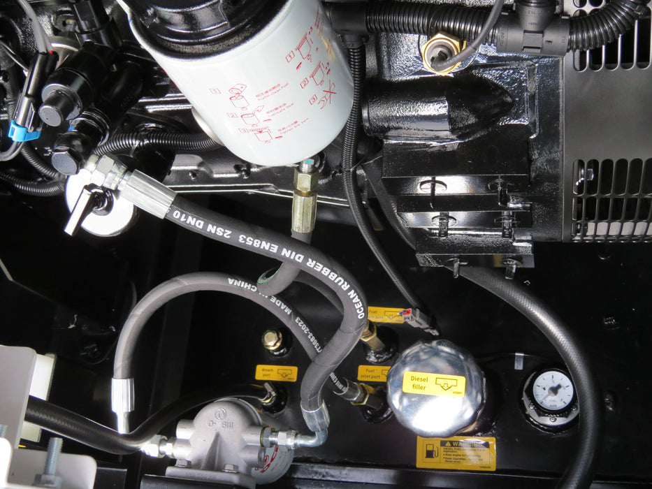 High-performance Cummins engine powering 33kVA diesel generator for commercial and farm backup applications in New Zealand