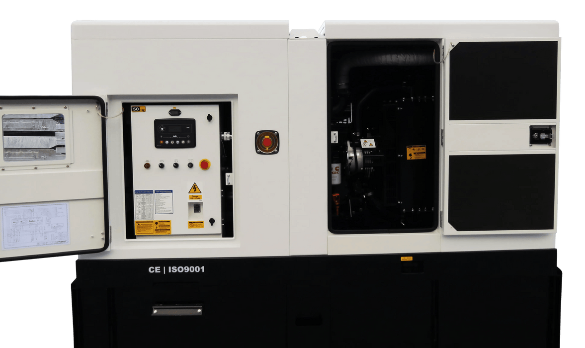 Cummins Powered 66kVA Silent Diesel Generator - G2738T - Riequip NZ