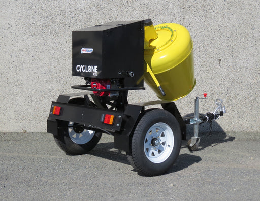 CYCLONE R190 Concrete Mixer Road Towable - Honda Petrol Engine - C2368H - Riequip NZ