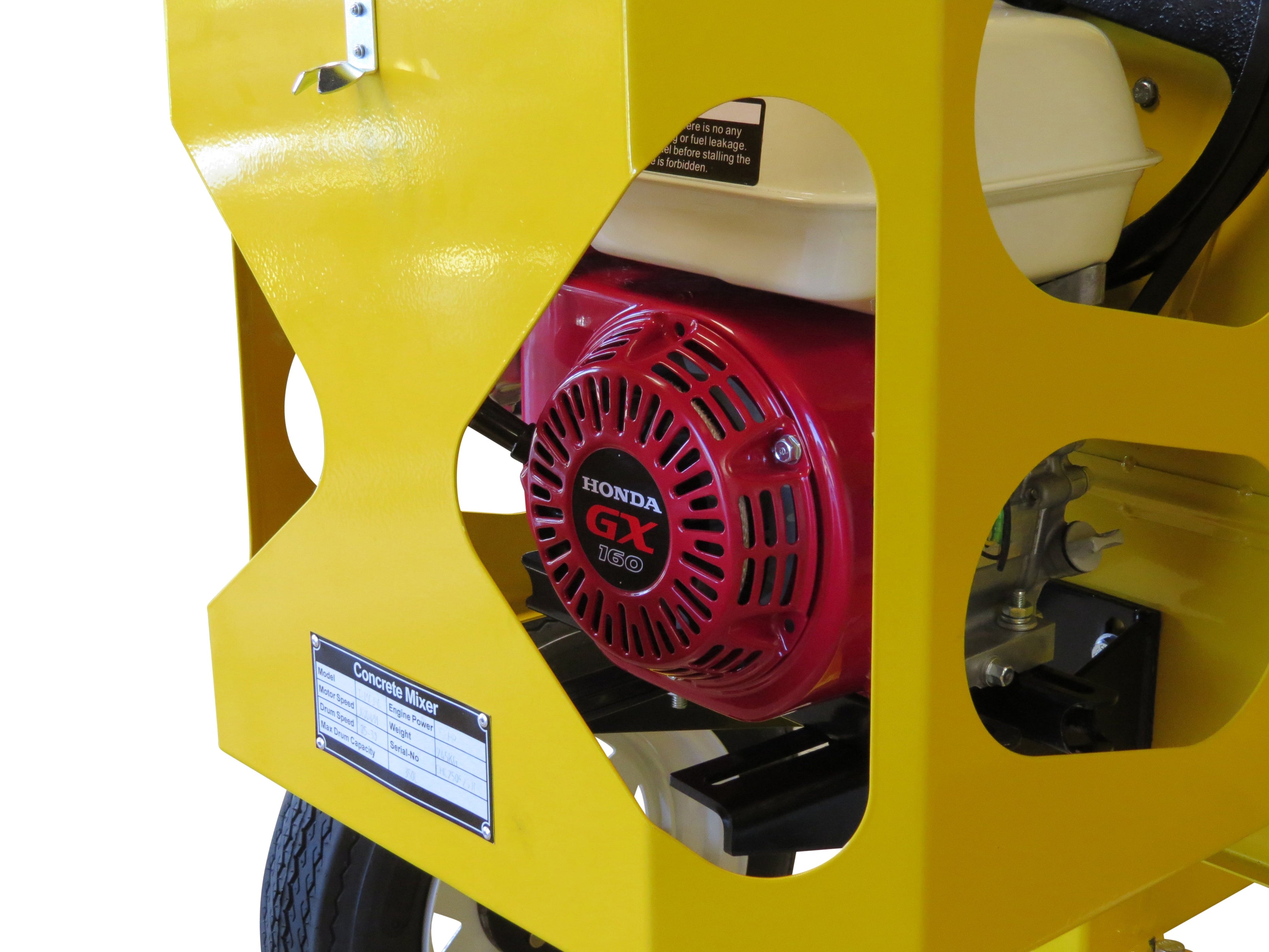 CYCLONE R350 Concrete Mixer - Honda Petrol Engine