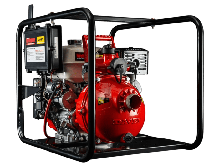 Davey 5290HRS2 Twin Impeller Remote Start Firefighting Pump - P2194G - Riequip NZ