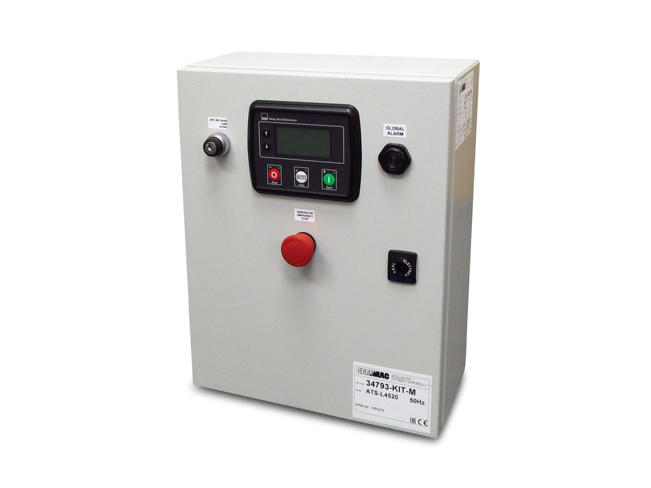 Genmac ATS Mains Failure Auto Start System 25amp 3 phase - 34793-KIT - Riequip NZ