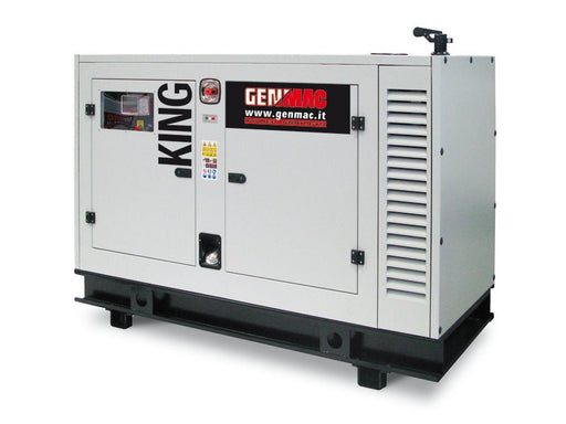 Genmac King G100PS Perkins Diesel Generator 110kVA Silenced with 600ltr Fuel Tank - G3571H-600 - Riequip NZ