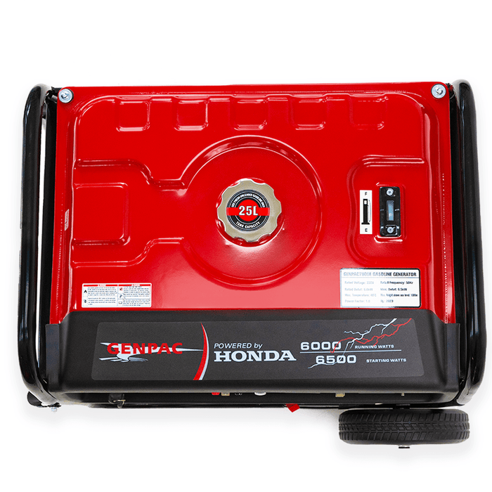 Genpac 7800E 6.5kW Honda Powered Generator - G1230J - Riequip NZ