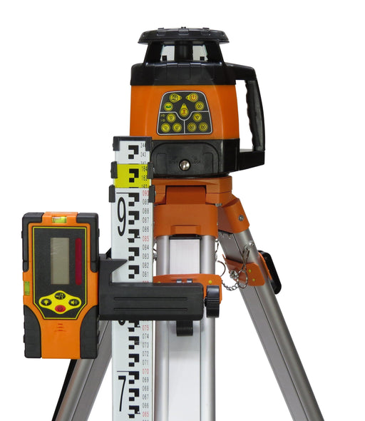 GeoTuff GT522 Rotating Laser Level Incl Staff & Tripod - M3909T - Riequip NZ