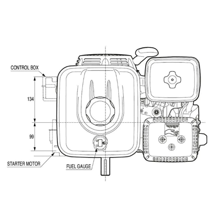 HONDA GX270 Engine Electric Start - E1370F - Riequip NZ