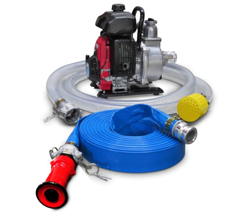 Honda WX15 Water Pump + Firefighting Hose Kit - P1099GKF - Riequip NZ