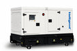 Kubota powered silenced diesel generator, isometric view