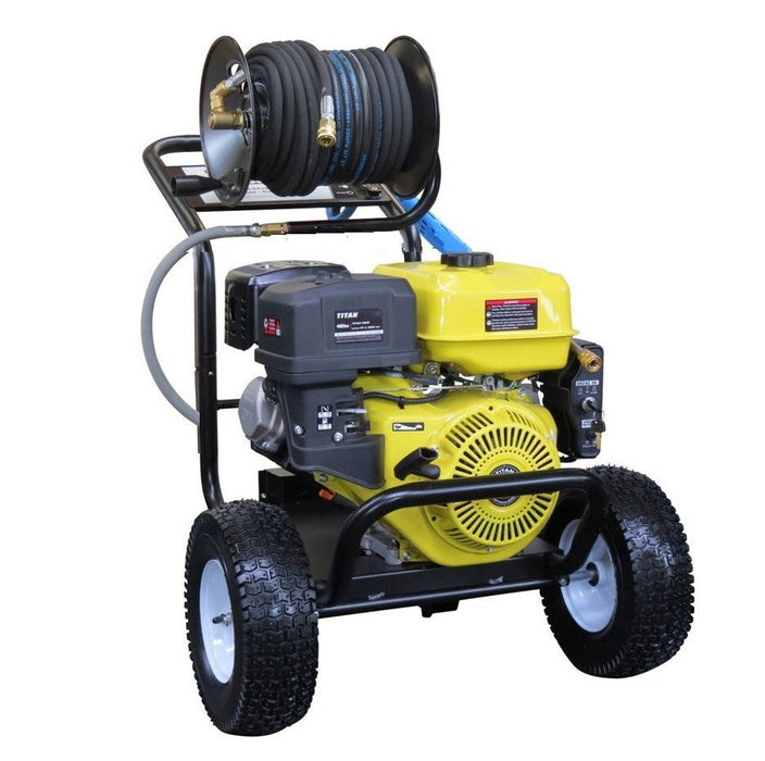 Pro - Blast PB4000TE - FR Titan Petrol Powered Waterblaster Including Hose Reel - WB1600GR - Riequip NZ