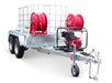 Safari Fireking 2000L Tandem Fire Fighter Trailer Including Hose Reels - T8328F - Riequip NZ