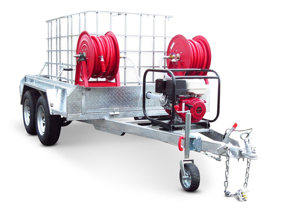 Safari Fireking 2000L Tandem Fire Fighter Trailer Including Hose Reels - T8328F - Riequip NZ